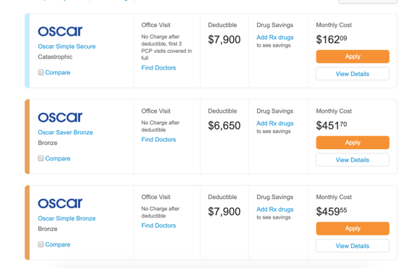 eHealth insurance options